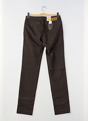 Pantalon chino stretch taille normale marron BUGATTI homme