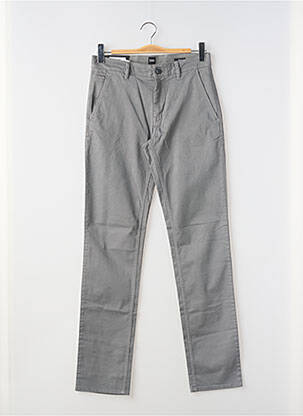 Pantalon chino stretch taille normale gris HUGO BOSS homme