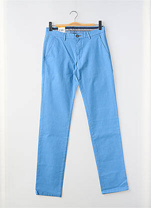 Pantalon chino stretch taille normale bleu BUGATTI homme