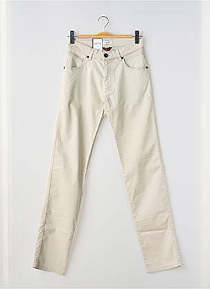 Jeans coupe slim poches taille normale beige BUGATTI homme