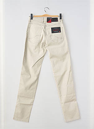 Jeans coupe slim poches taille normale beige BUGATTI homme