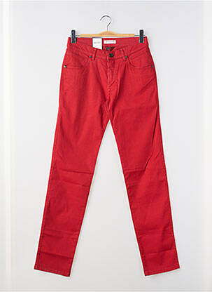 Jeans coupe slim rouge BUGATTI pour homme