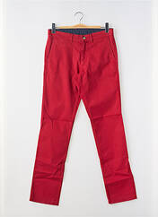 Pantalon chino rouge EDEN PARK pour homme seconde vue