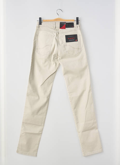 Jeans coupe slim beige BUGATTI pour homme