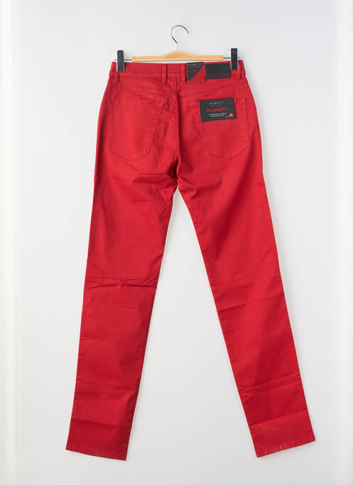 Jeans coupe slim rouge BUGATTI pour homme