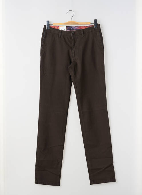 Pantalon chino marron BUGATTI pour homme
