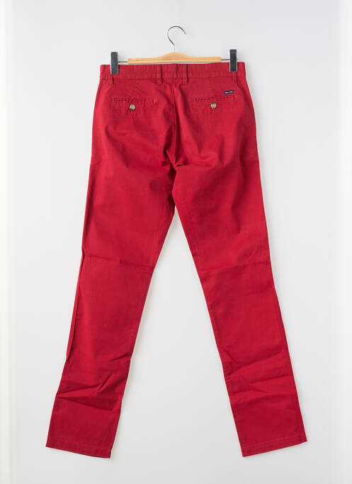 Pantalon chino rouge EDEN PARK pour homme