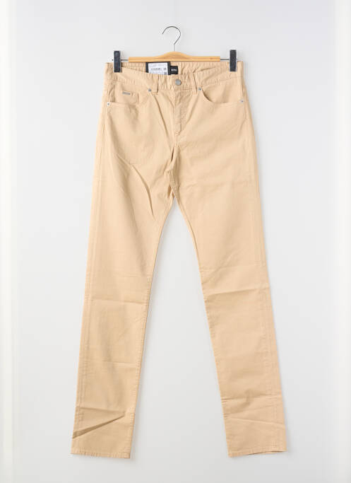 Pantalon slim beige HUGO BOSS pour homme