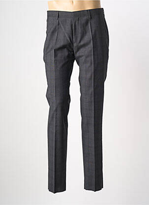 Pantalon slim tissage popeline taille normale gris HUGO BOSS homme
