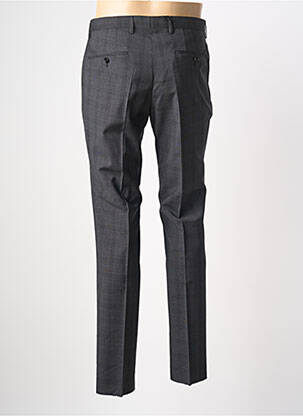 Pantalon slim tissage popeline taille normale gris HUGO BOSS homme