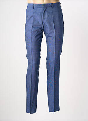 Pantalon slim tissage popeline taille normale bleu HUGO BOSS homme
