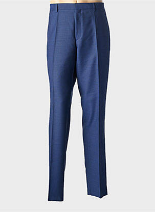 Pantalon slim tissage popeline taille normale bleu HUGO BOSS homme