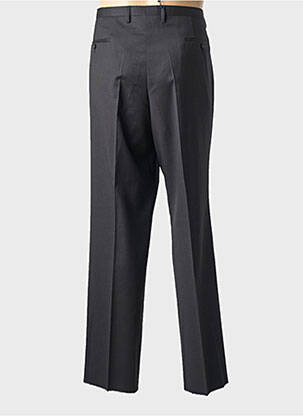 Pantalon droit tissage popeline taille normale noir HUGO BOSS homme