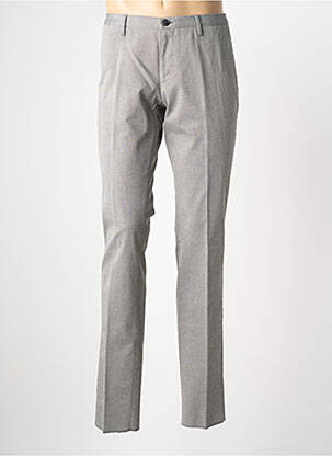 Pantalon slim stretch taille normale gris HUGO BOSS homme