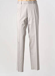 Pantalon slim tissage popeline taille normale gris HUGO BOSS homme