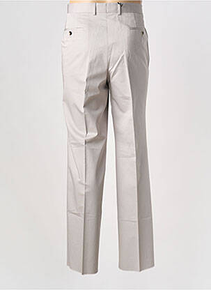 Pantalon slim tissage popeline taille normale gris HUGO BOSS homme