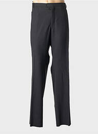 Pantalon slim stretch taille normale noir BRUNO SAINT HILAIRE homme