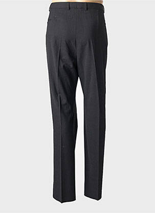 Pantalon slim stretch taille normale noir BRUNO SAINT HILAIRE homme