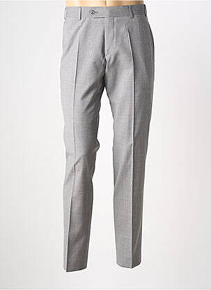 Pantalon slim tissage popeline taille normale gris ATELIER TORINO homme