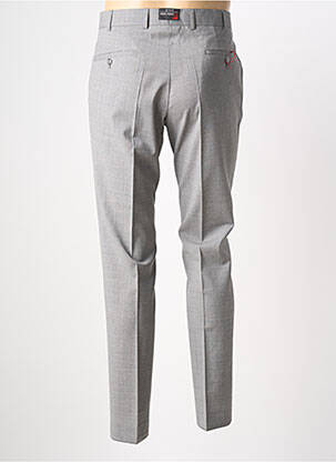 Pantalon slim tissage popeline taille normale gris ATELIER TORINO homme