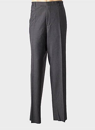 Pantalon slim tissage popeline taille normale gris HUGO BOSS homme