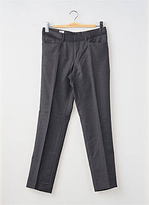 Pantalon slim taille à pinces taille normale gris HUGO BOSS homme