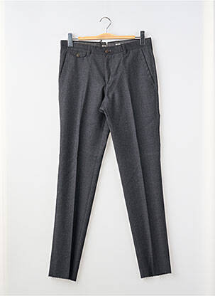 Pantalon slim tissage chiné taille normale gris HUGO BOSS homme