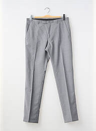 Pantalon slim tissage popeline taille normale gris BUGATTI homme