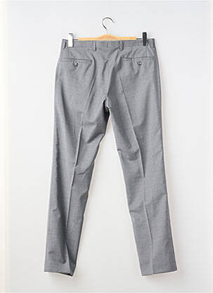 Pantalon slim tissage popeline taille normale gris BUGATTI homme