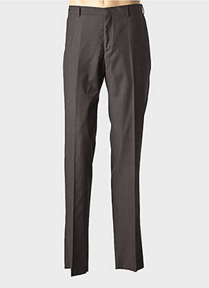 Pantalon slim marron LAB homme