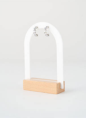 Boucles d’oreilles ornement oxyde de zirconium argent PANDORA femme