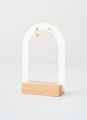 Boucles d’oreilles ornement perles or PANDORA femme