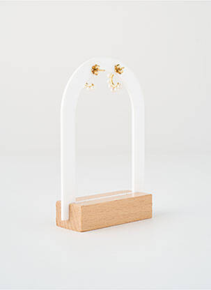 Boucles d’oreilles ornement perles or PANDORA femme