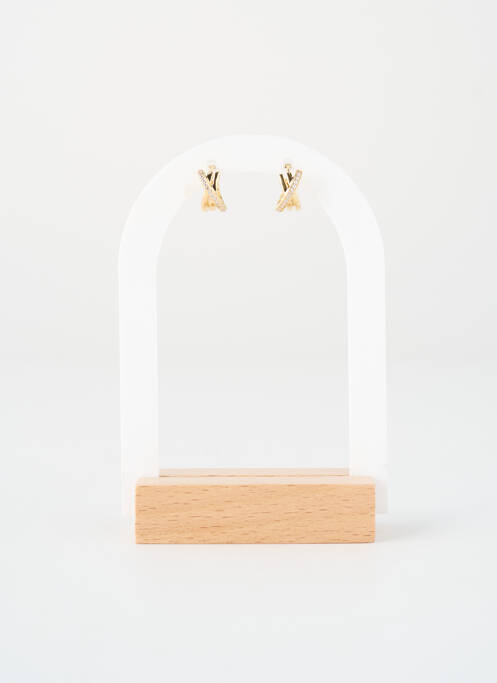 Boucles d’oreilles ornement oxyde de zirconium or PANDORA femme