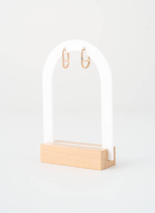 Boucles d’oreilles rose PANDORA femme