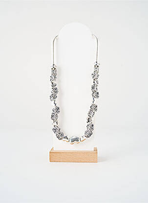 Collier fermeture fermoir clips argent PANDORA femme