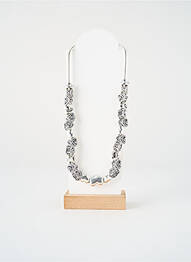 Collier fermeture fermoir clips argent PANDORA femme