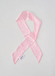 Foulard effet matière satinée rose PANDORA femme