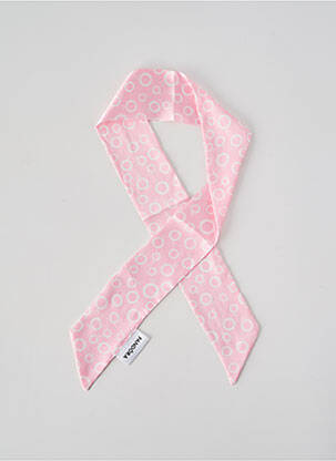 Foulard effet matière satinée rose PANDORA femme