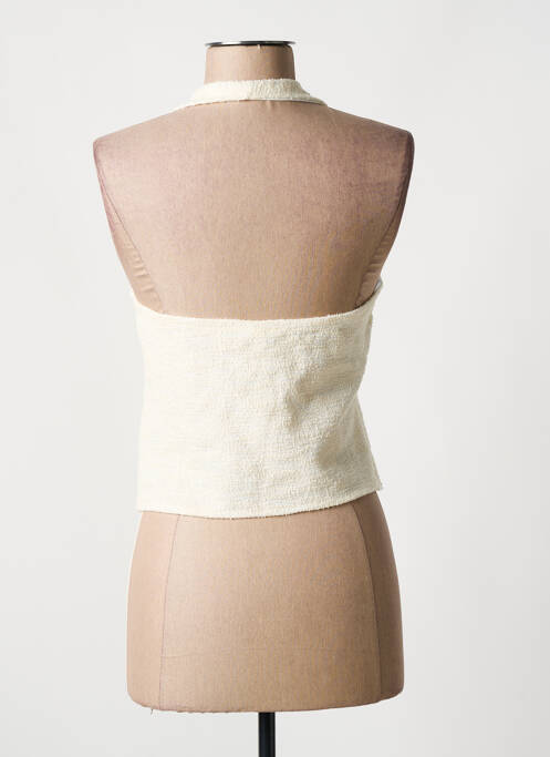 Top beige H&M femme