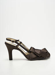 Sandales/nu pieds talon aiguille talon de 7 à 9cm marron BRUNO FRISONI femme
