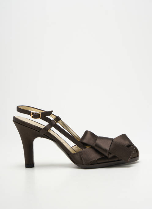 Sandales/nu pieds talon aiguille talon de 7 à 9cm marron BRUNO FRISONI femme