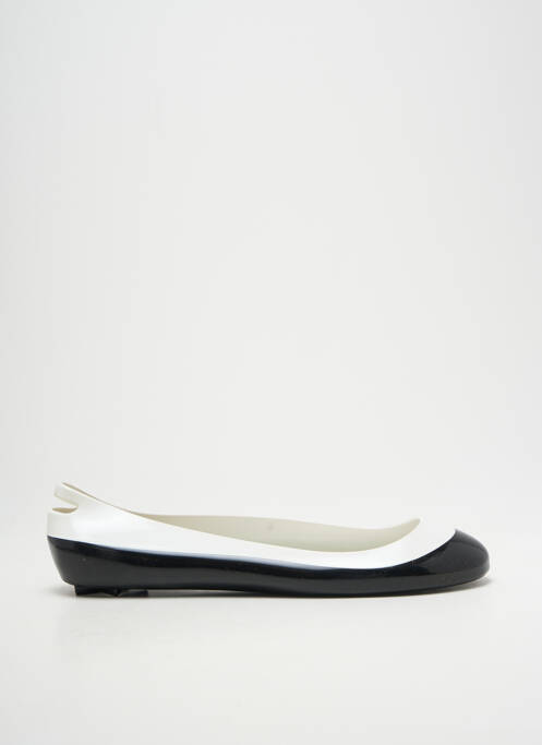 Ballerines matière lisse talon plat jusqu'à 3cm blanc KARTELL femme