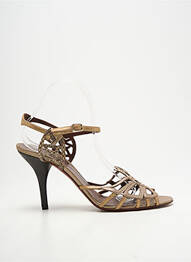 Sandales/nu pieds talon aiguille talon de 7 à 9cm or MICHEL VIVIEN femme