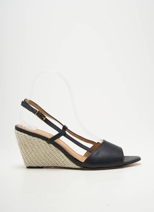 Sandales/nu pieds matière lisse talon de 7 à 9cm noir REVE D'UN JOUR femme