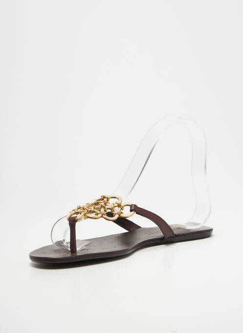 Tongs marron REVE D'UN JOUR femme