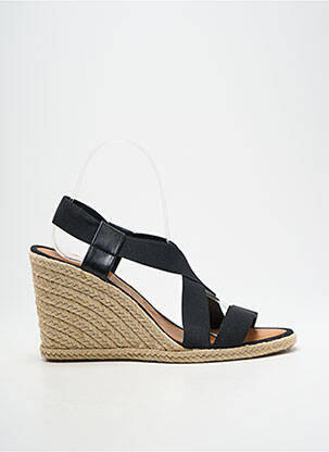 Sandales/nu pieds talon compensé talon haut de 10cm et plus noir CASTELLER femme