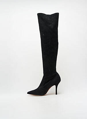 Cuissardes bout pointu talon de 7 à 9cm noir JEAN MICHEL CAZABAT femme