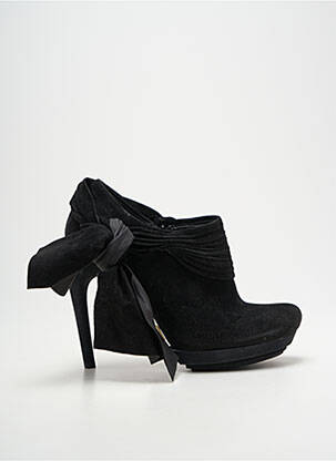 Bottines/boots bout rond talon haut de 10cm et plus noir BALENCIAGA femme