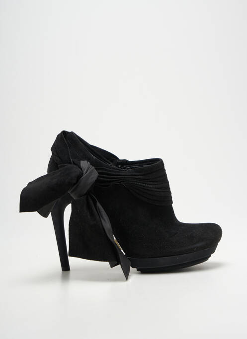 Bottines/boots bout rond talon haut de 10cm et plus noir BALENCIAGA femme